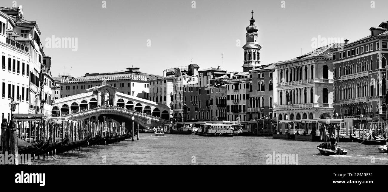 Venezia, Veneto, Italia dopo il blocco 2020 in estate. Foto di alta qualità Foto Stock