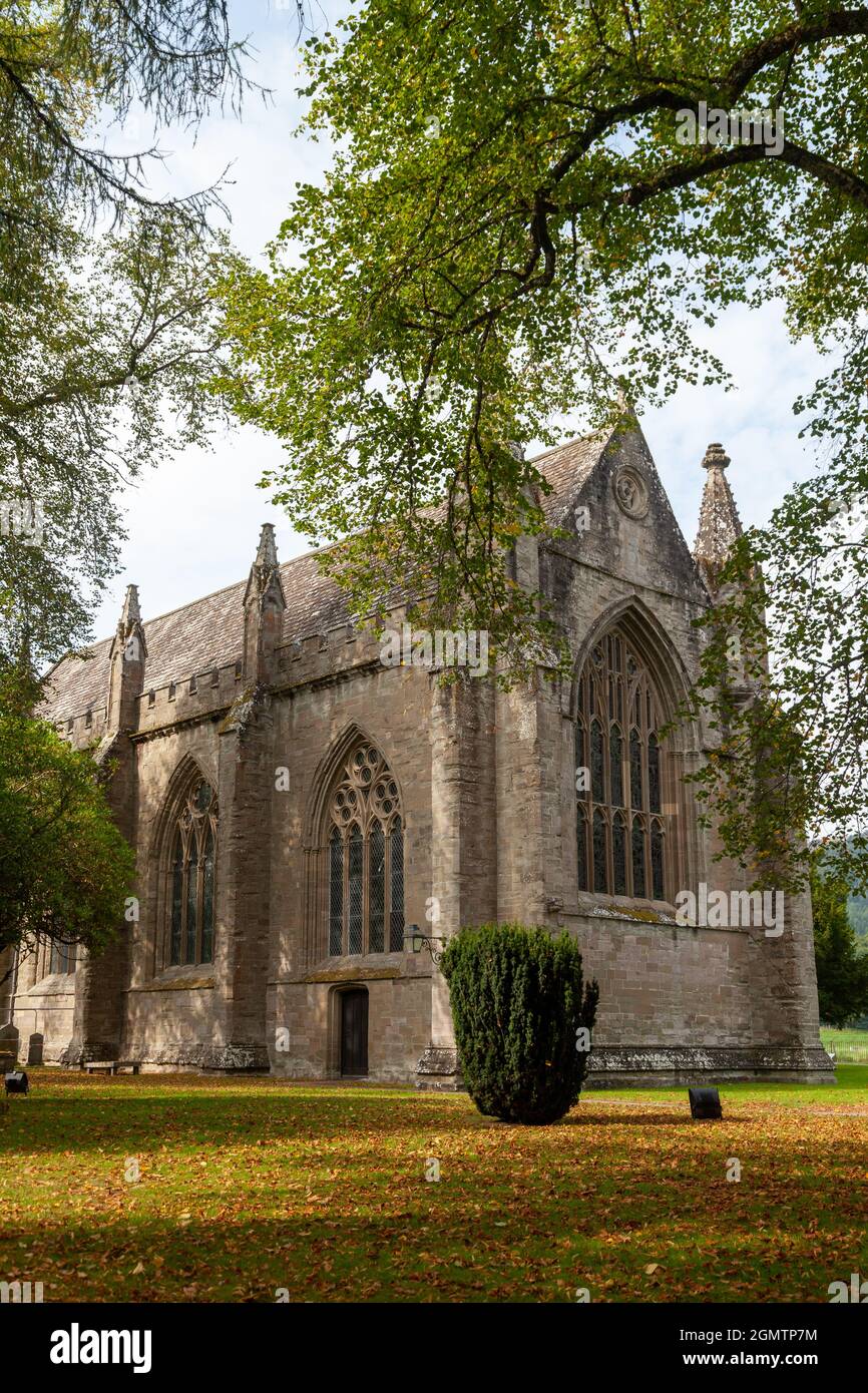 Cattedrale di Dunkeld a Dunkeld, Perthshire, Scozia Foto Stock