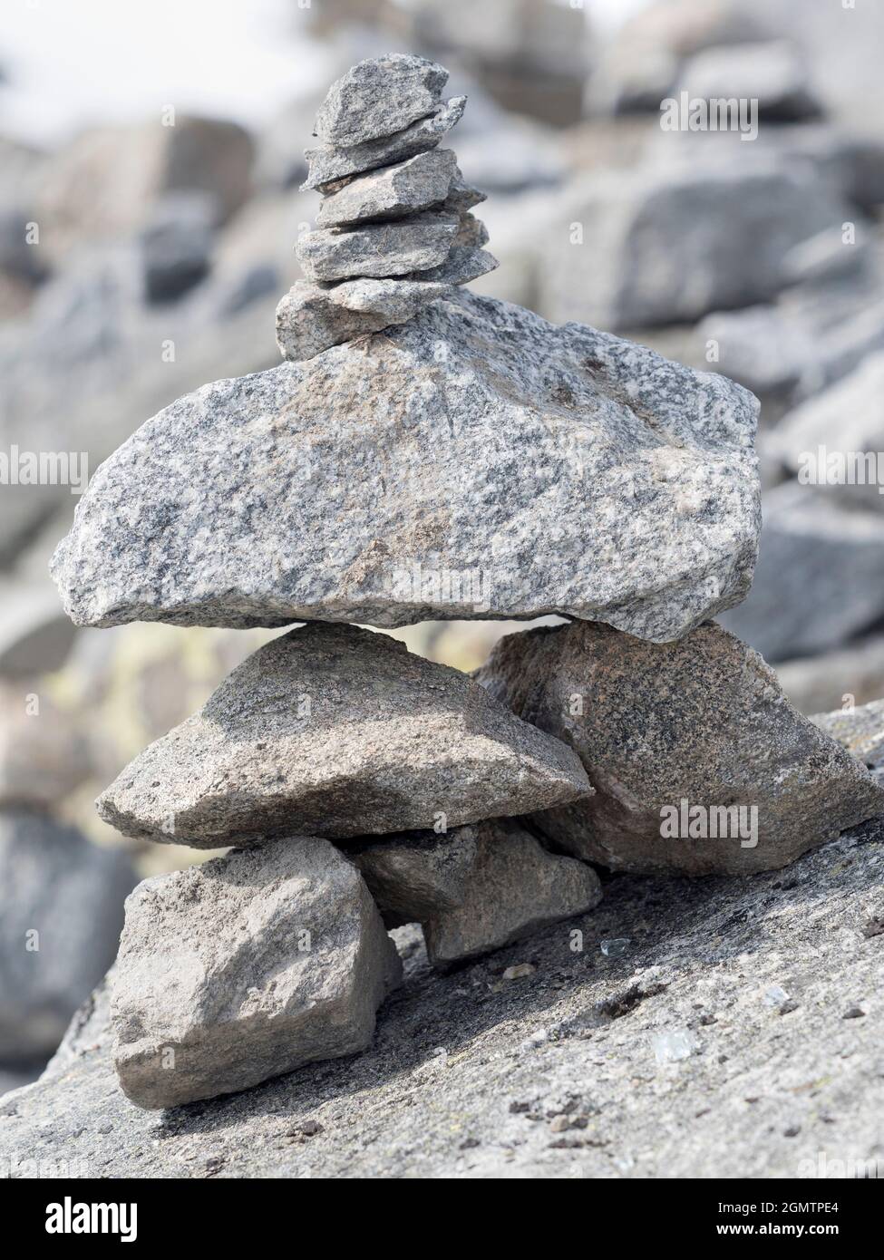 Dalsnibba (altitudine 1476 m.) è una montagna del comune di Stranda, nella contea di M¿re og Romsdal, in Norvegia. Si trova alla fine della Valle Geiranger Foto Stock