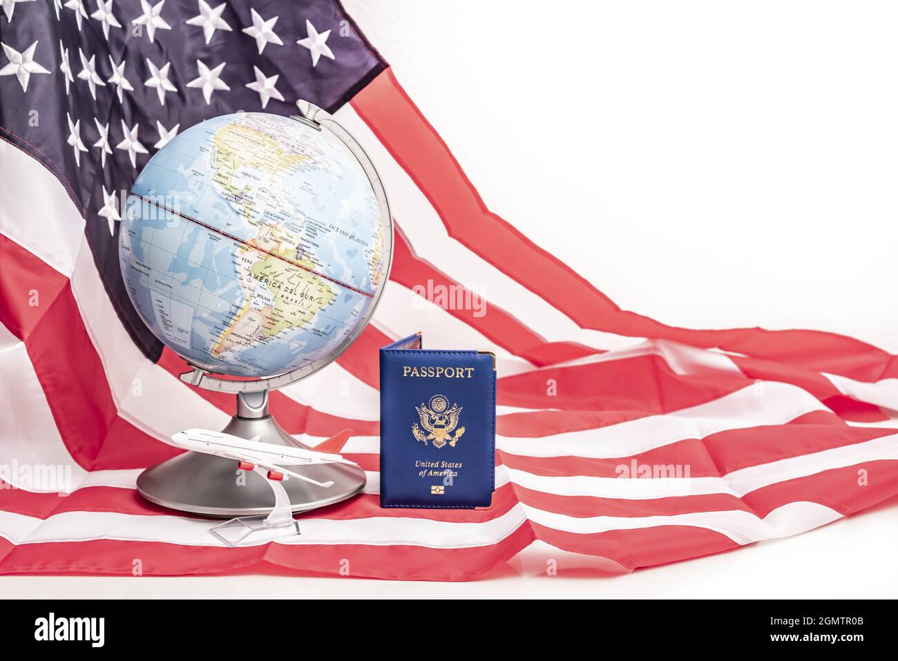 Importanza globale del passaporto statunitense per i movimenti globali Foto Stock