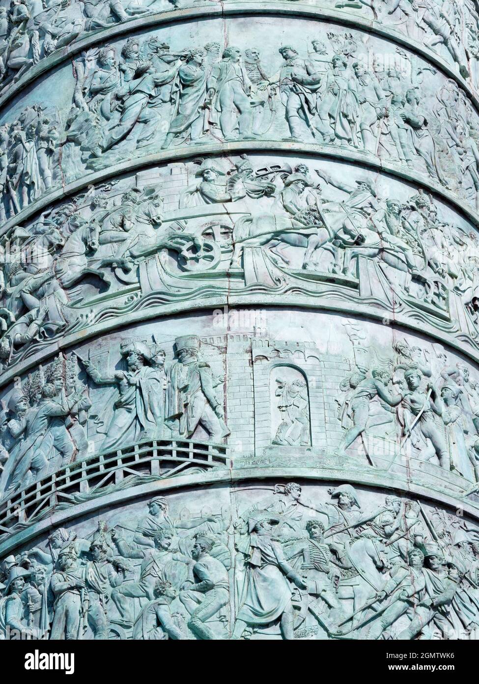 Parigi, Francia - 19 settembre 2018 Place Vend™me è una bella e lussuosa piazza nel 1 ° arrondissement di Parigi, Francia. Situato appena a nord Foto Stock