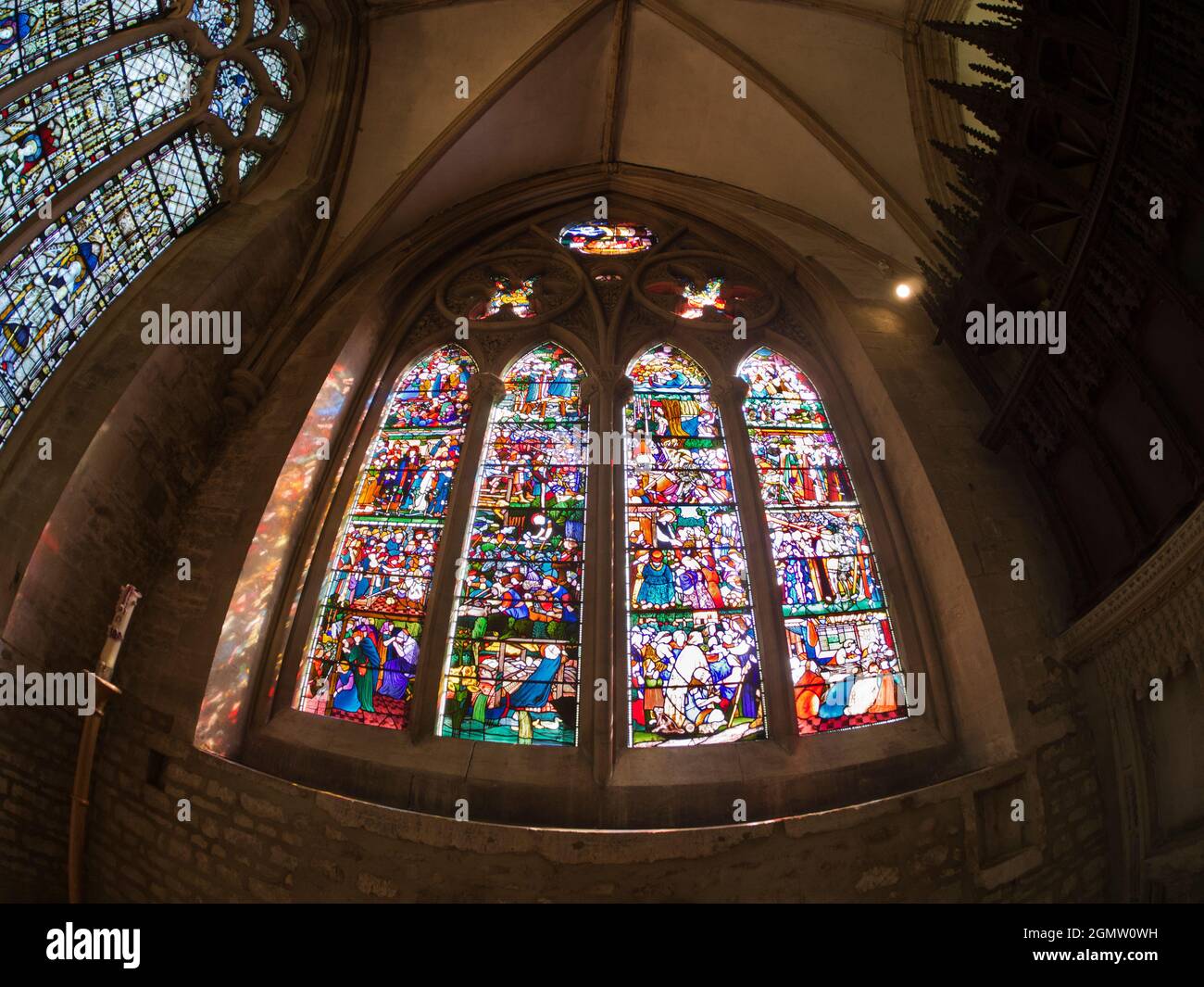 Oxford, Inghilterra - 2015; fondata nel 1525 dal cardinale Wolsey, Christ Church è una delle più ricche, grandi e grandi dell'Oxford University College Foto Stock