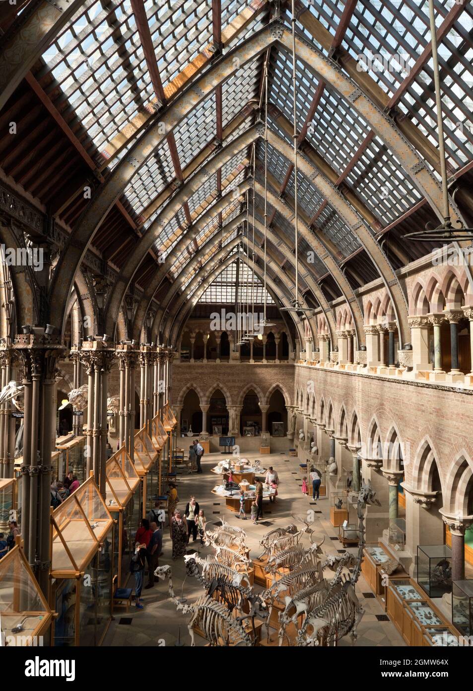 Oxford, Inghilterra - 2014; il Pitt Rivers Museum è un museo che espone le collezioni archeologiche e antropologiche dell'Università di Oxford. Foto Stock