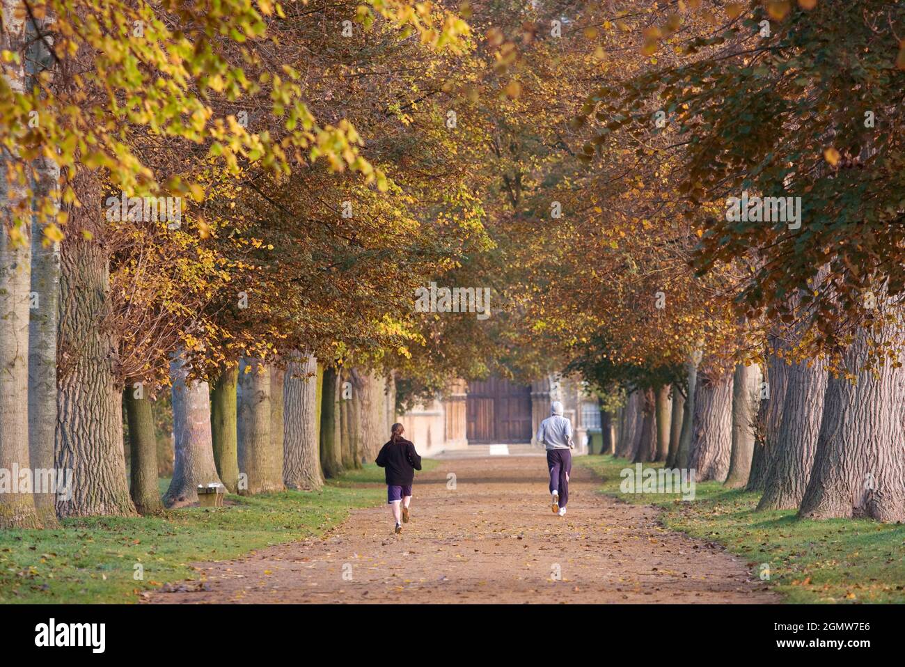 Oxford, Inghilterra - 6 novembre 2017 questa vista sul Tamigi in autunno è il punto di partenza della mia passeggiata preferita a Oxford, Inghilterra; inizia qui dalla Th Foto Stock