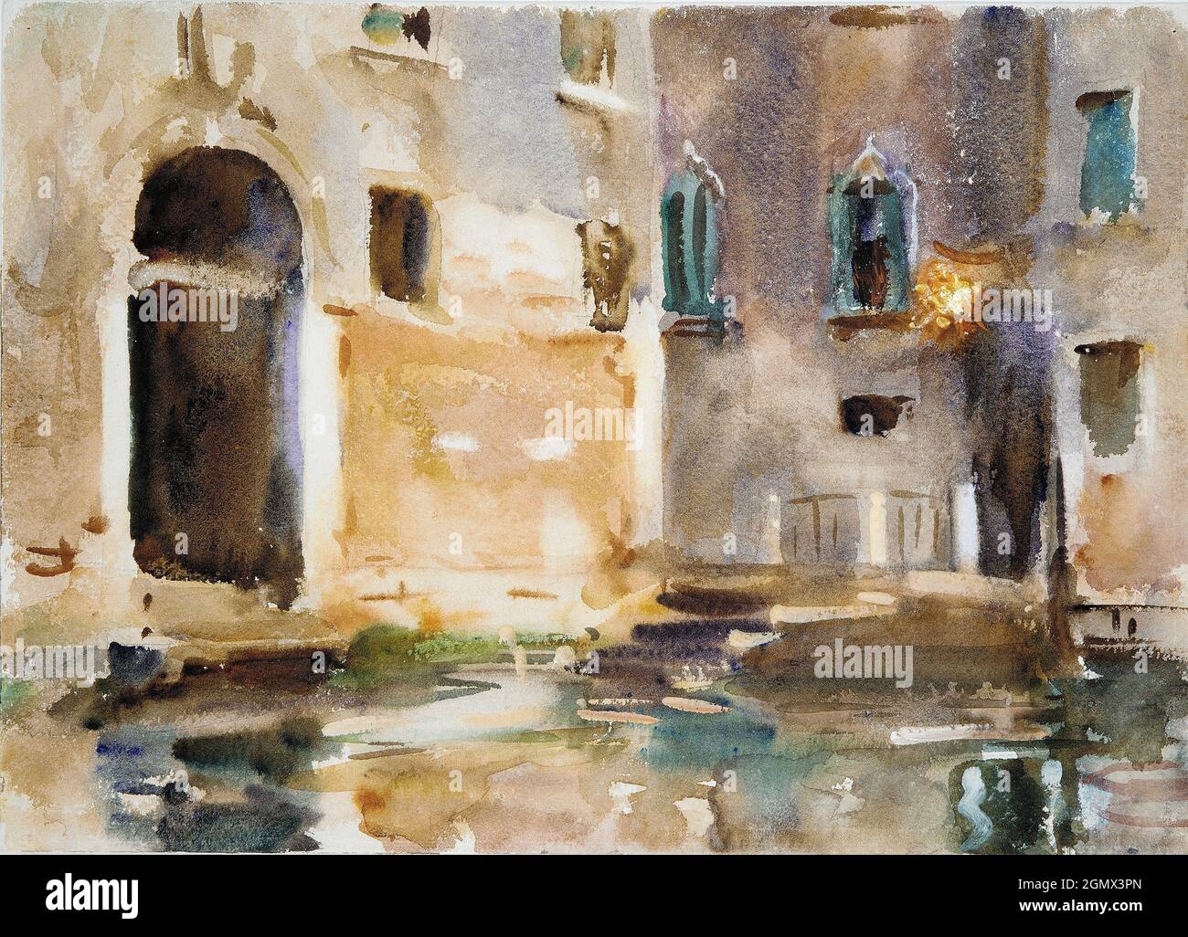 Venezia. Artista: John Singer Sargent (americano, Firenze 1856-1925  Londra); Data: CA. 1903; mezzo: Acquerello, gouache e grafite su pelle  bianca Foto stock - Alamy