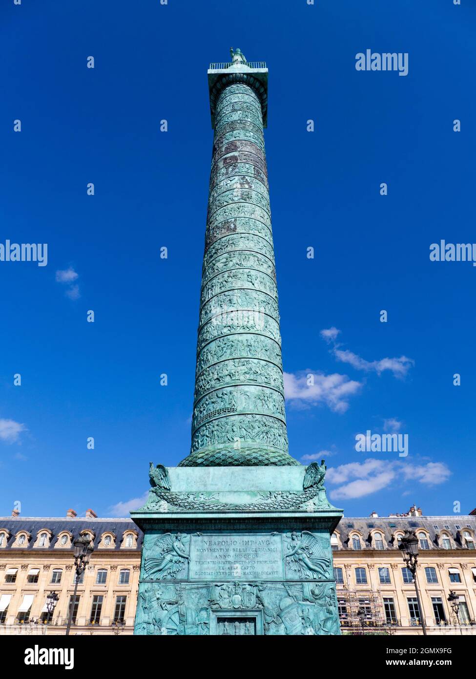 Parigi, Francia - 19 settembre 2018 Place Vend™me è una bella e lussuosa piazza nel 1 ° arrondissement di Parigi, Francia. Situato appena a nord Foto Stock