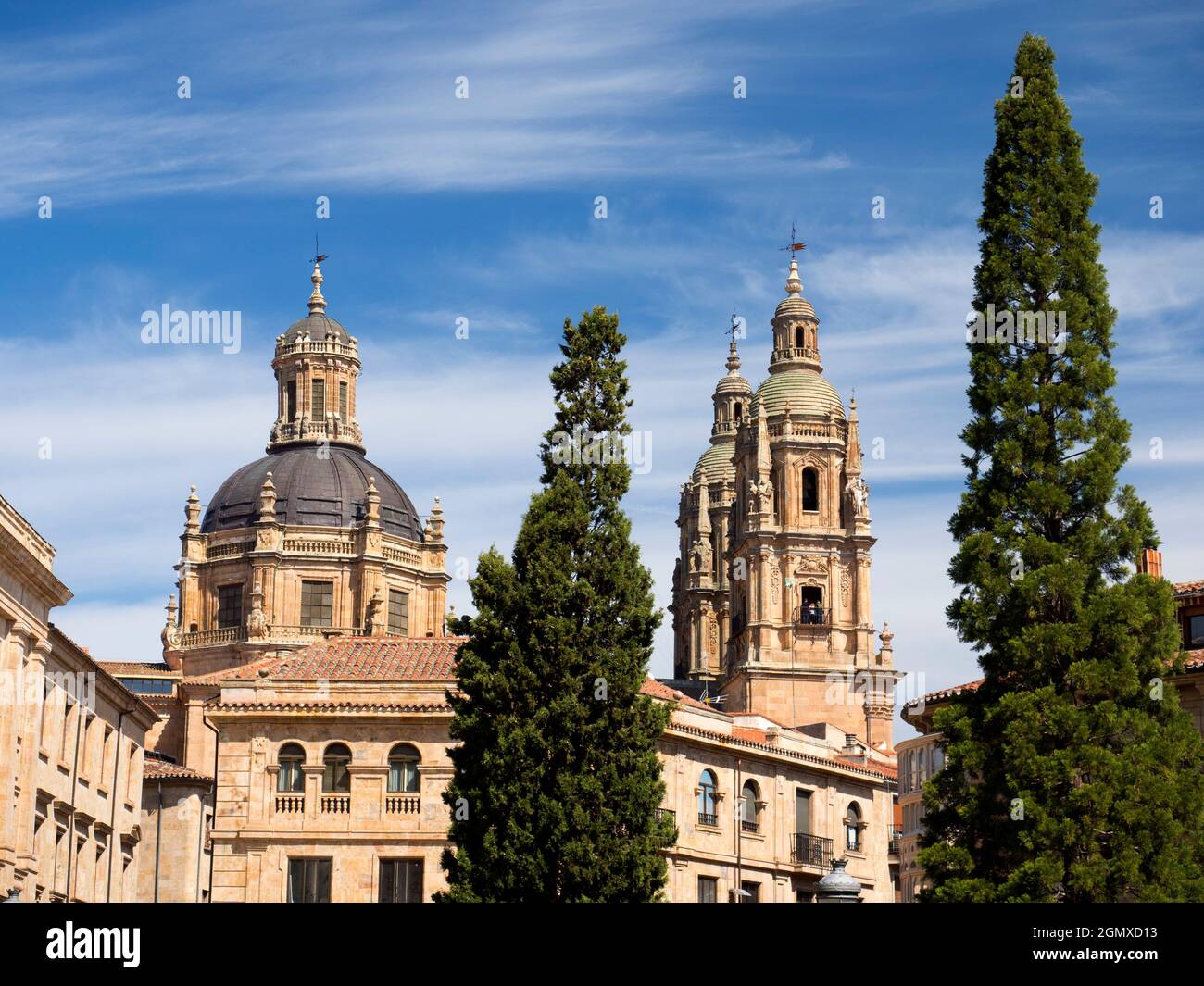 Salamanca, Spagna - 13 Aprile 2017 Salamanca è un'antica città della Spagna nordoccidentale; è anche la capitale della provincia di Salamanca in Castiglia An Foto Stock