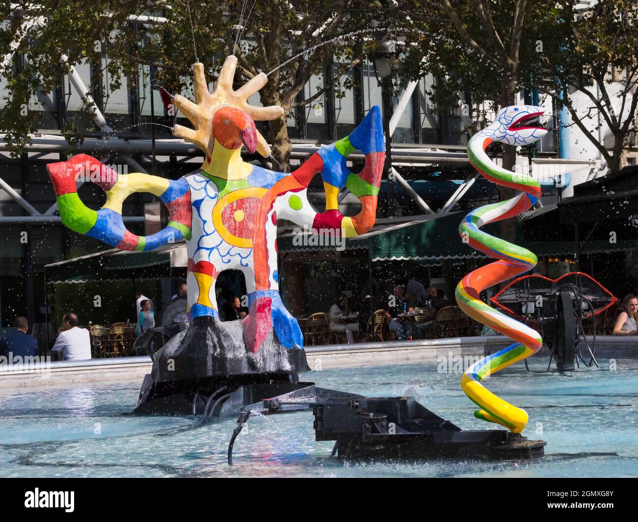 Parigi, Francia - 20 settembre 2018 Igor Stravinsky, il grande compositore russo del XX secolo, trascorse gran parte della sua vita creativa a Parigi. Posizionare Igor Foto Stock