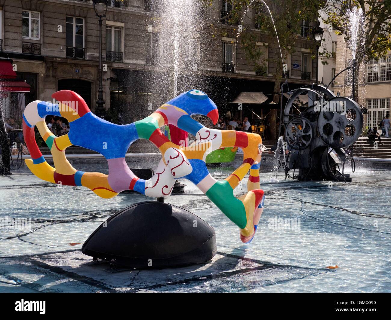 Parigi, Francia - 20 settembre 2018 Igor Stravinsky, il grande compositore russo del XX secolo, trascorse gran parte della sua vita creativa a Parigi. Posizionare Igor Foto Stock