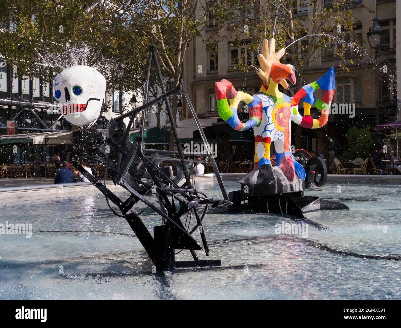 Parigi, Francia - 20 settembre 2018 Igor Stravinsky, il grande compositore russo del XX secolo, trascorse gran parte della sua vita creativa a Parigi. Posizionare Igor Foto Stock