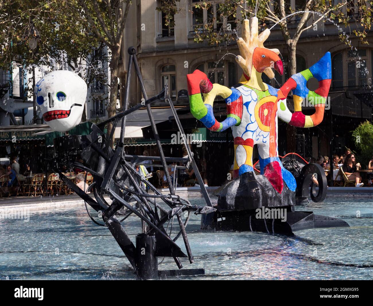 Parigi, Francia - 20 settembre 2018 Igor Stravinsky, il grande compositore russo del XX secolo, trascorse gran parte della sua vita creativa a Parigi. Posizionare Igor Foto Stock