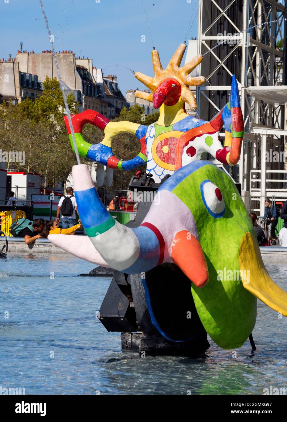 Parigi, Francia - 20 settembre 2018 Igor Stravinsky, il grande compositore russo del XX secolo, trascorse gran parte della sua vita creativa a Parigi. Posizionare Igor Foto Stock