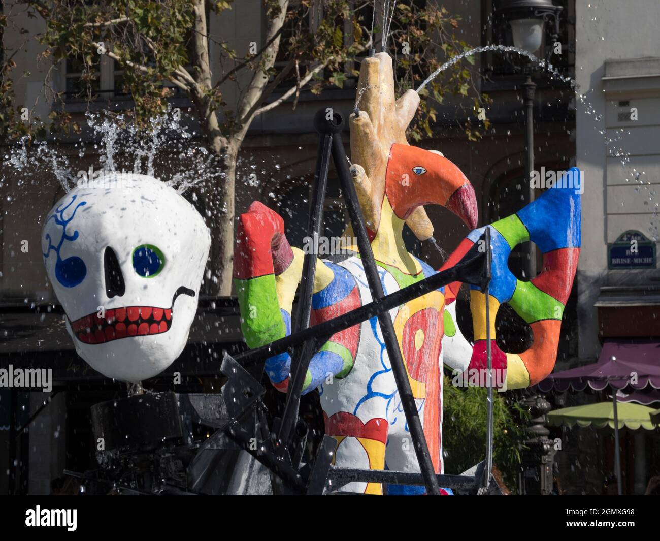 Parigi, Francia - 20 settembre 2018 Igor Stravinsky, il grande compositore russo del XX secolo, trascorse gran parte della sua vita creativa a Parigi. Posizionare Igor Foto Stock