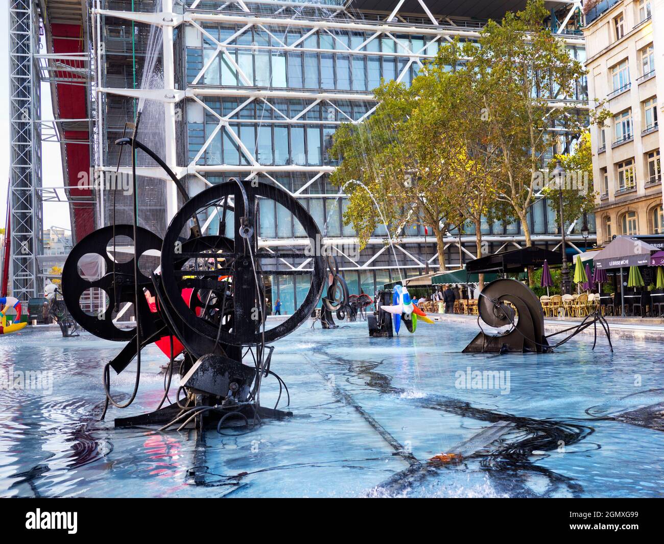 Parigi, Francia - 20 settembre 2018 Igor Stravinsky, il grande compositore russo del XX secolo, trascorse gran parte della sua vita creativa a Parigi. Posizionare Igor Foto Stock