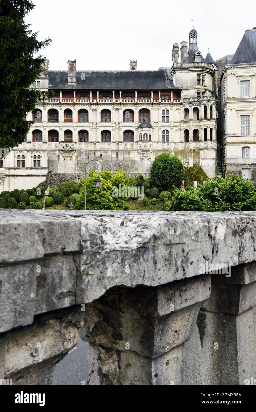 Château Royal de Blois - Blois - Centre Val de Loire - Francia Foto Stock