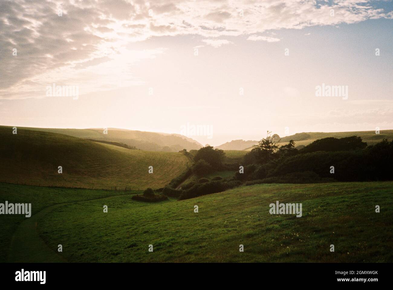 Bolberry Down, Hope Cove, South Devon, Inghilterra, Regno Unito. Foto Stock