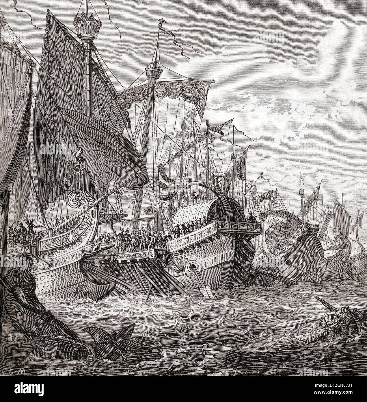 La Battaglia Di Cape Eknomos Immagini e Fotos Stock Alamy