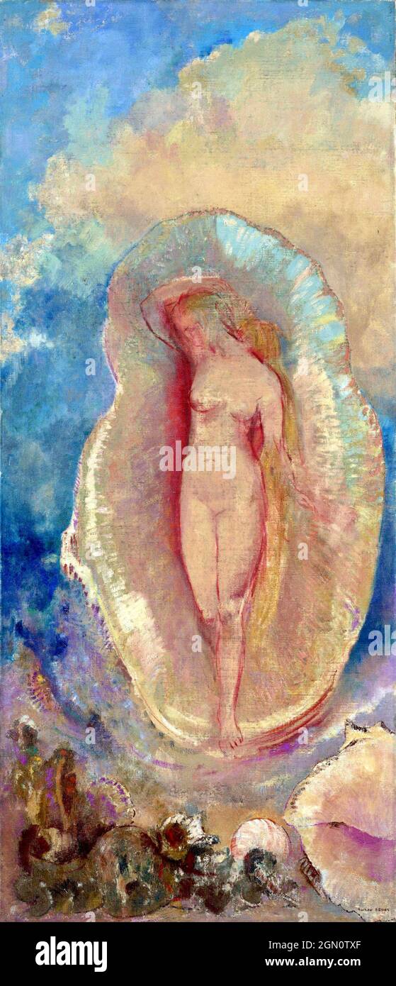 Opera di Odilon Redon - nascita di Venere Foto Stock