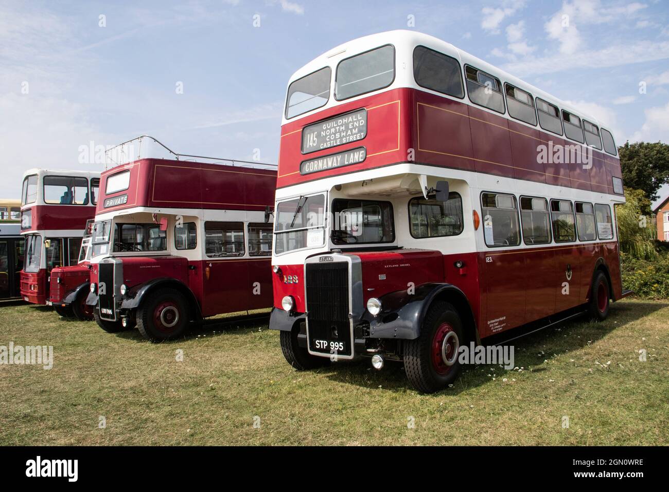 Provincial Bus Rally 2019 Stokes Bay Gosport Foto Stock