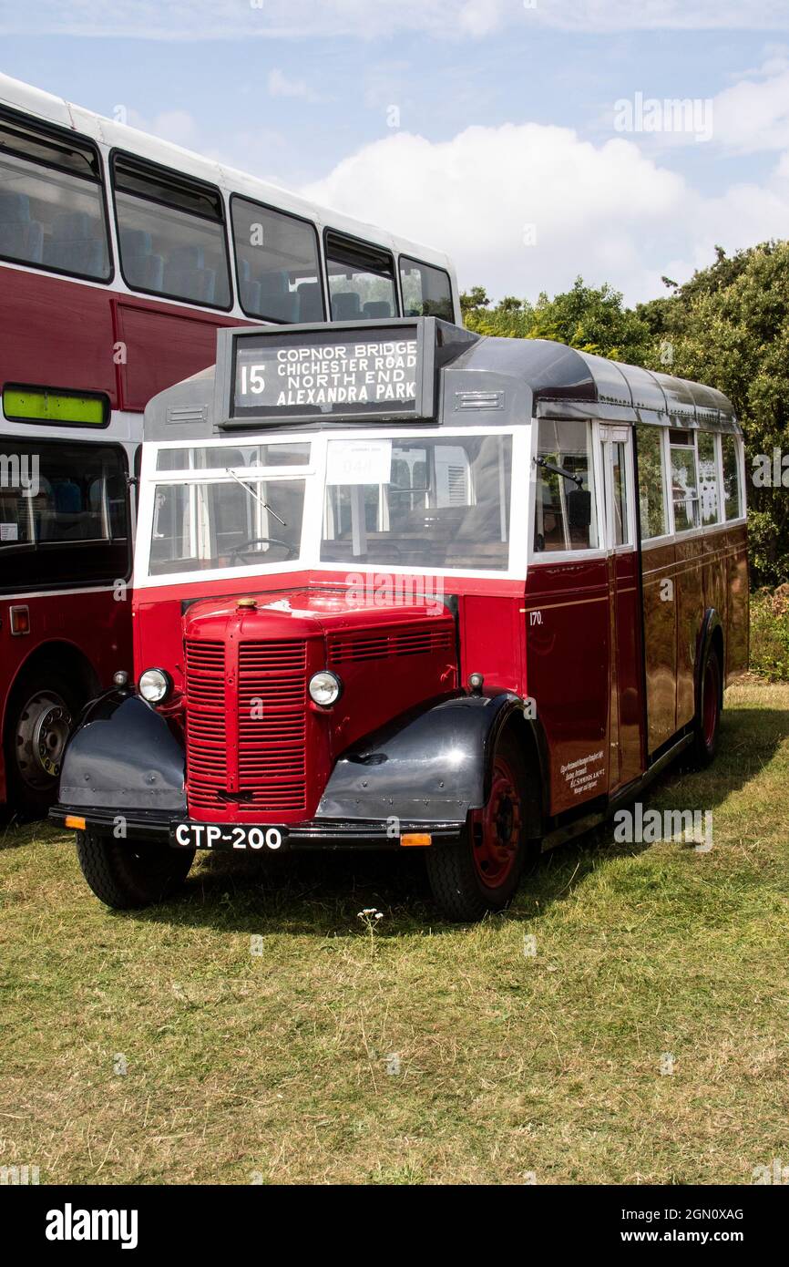 Provincial Bus Rally 2019 Stokes Bay Gosport Foto Stock