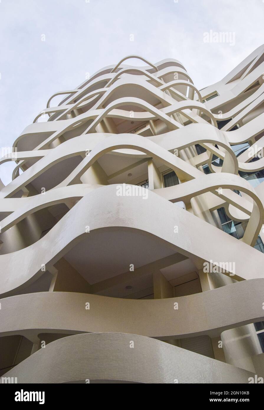 International University of Monaco dettaglio esterno edificio. Foto Stock