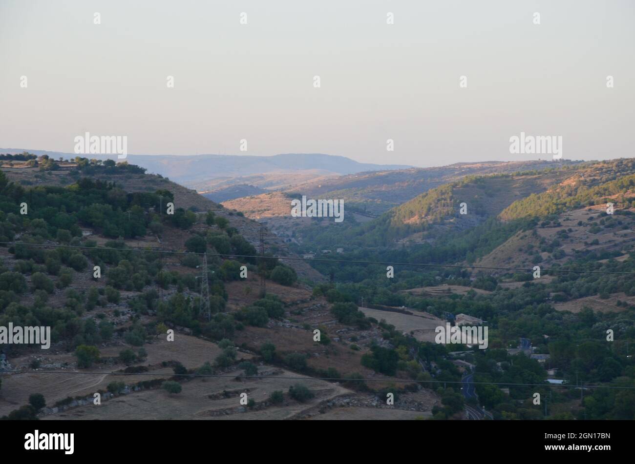Alcune foto della bellissima città di Ragusa, nel sud della Sicilia, scattate durante un viaggio in Sicilia nell'estate del 2021. Foto Stock