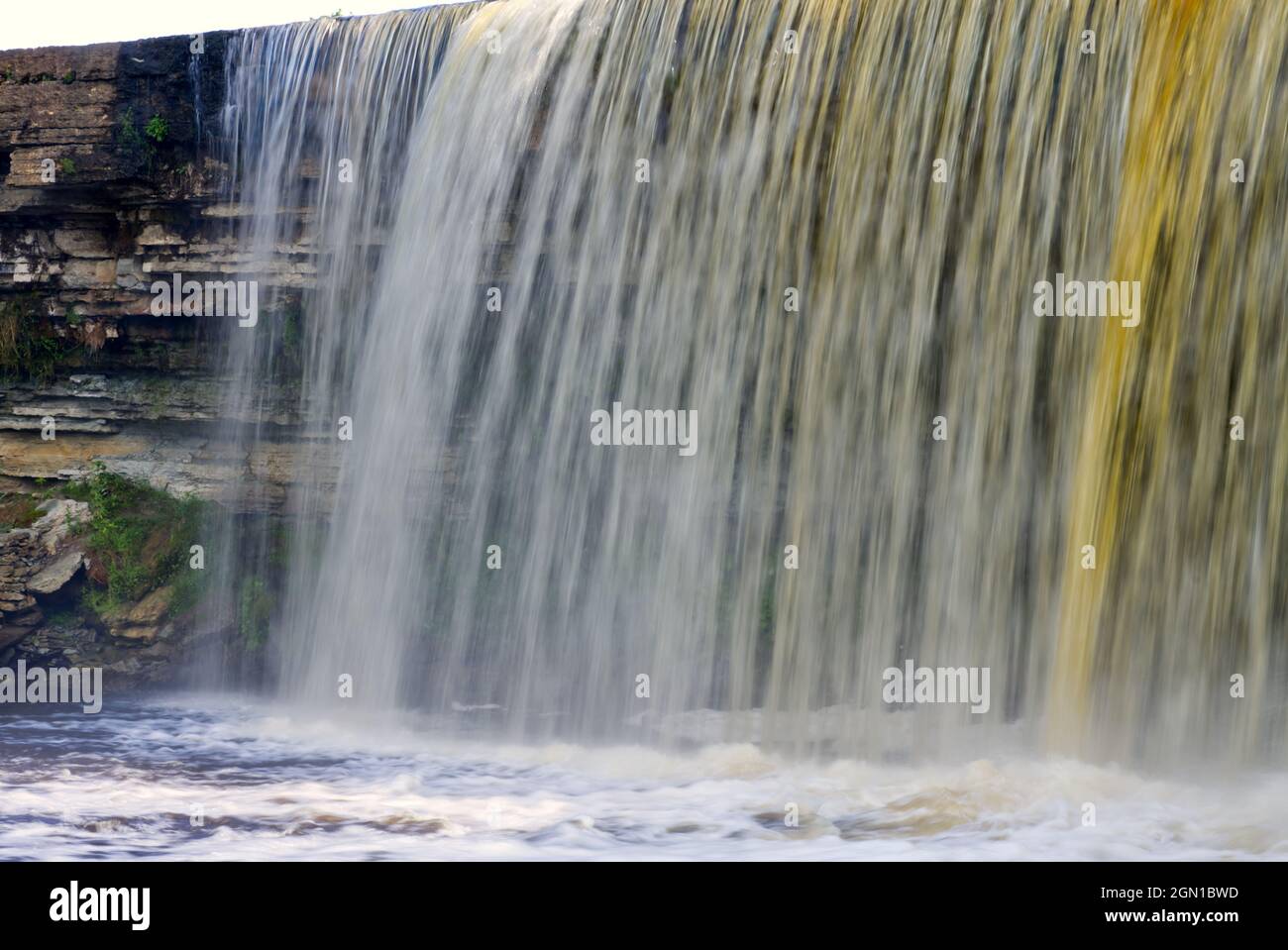 Bella cascata Jagala Juga, Estonia. 2021 Foto Stock