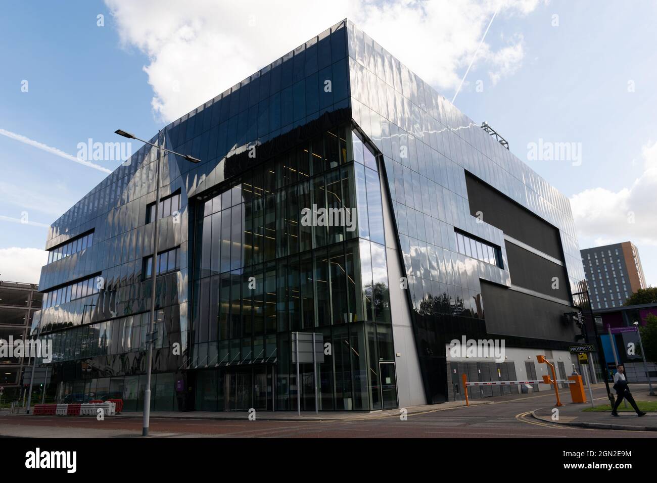 Esterno del National Graphene Institute, Università di Manchester. REGNO UNITO Foto Stock