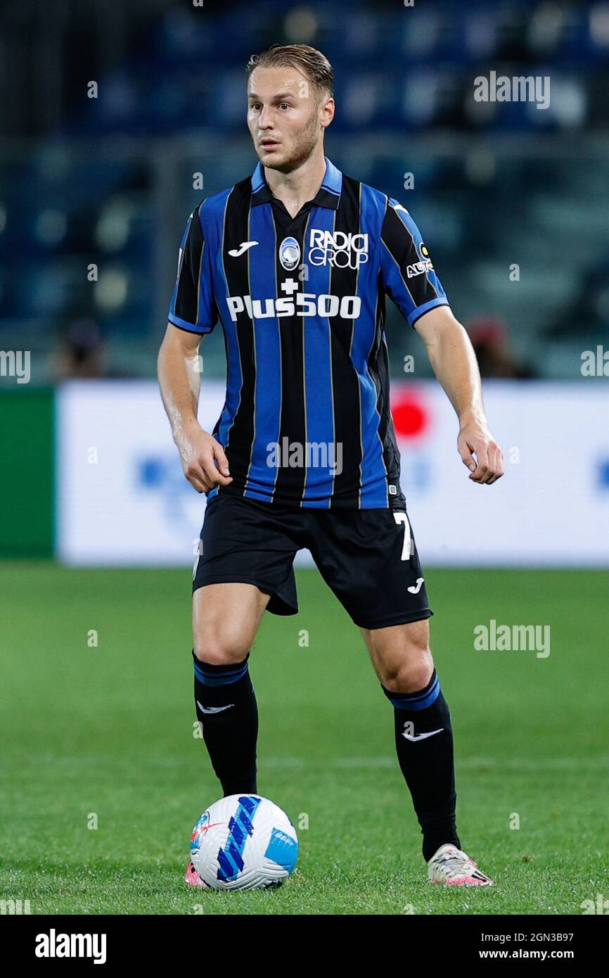 Gewiss Stadium, Bergamo, Italia, 21 settembre 2021, Teun Koopmeiners (Atalanta Bergamasca Calcio) in azione durante Atalanta BC vs US Sassuolo - Ital Foto Stock