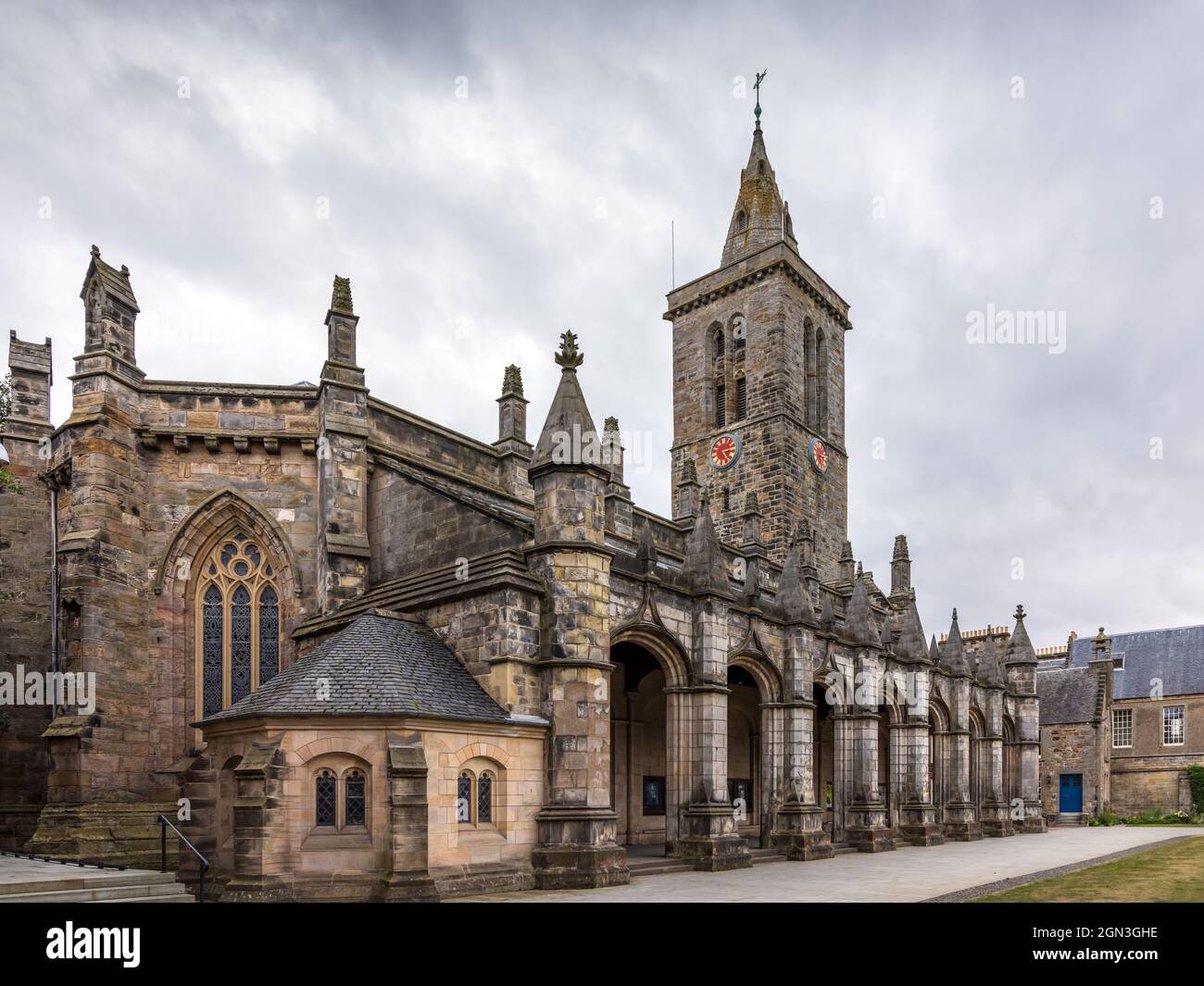 St Salvators Chapel, St Salvator’s College, University of St Andrews, St Andrews, Fife, Scozia Foto Stock