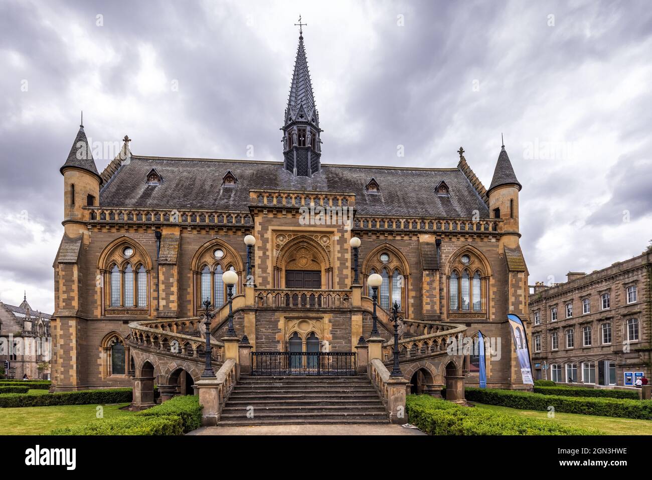 L'impressionante McManus Art Gallery & Museum a Dundee, Scozia. Foto Stock