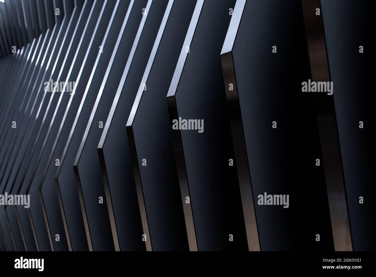 Astratta architettura esterna moderna. Interni astratti in minimalismo o design hi-tech Foto Stock