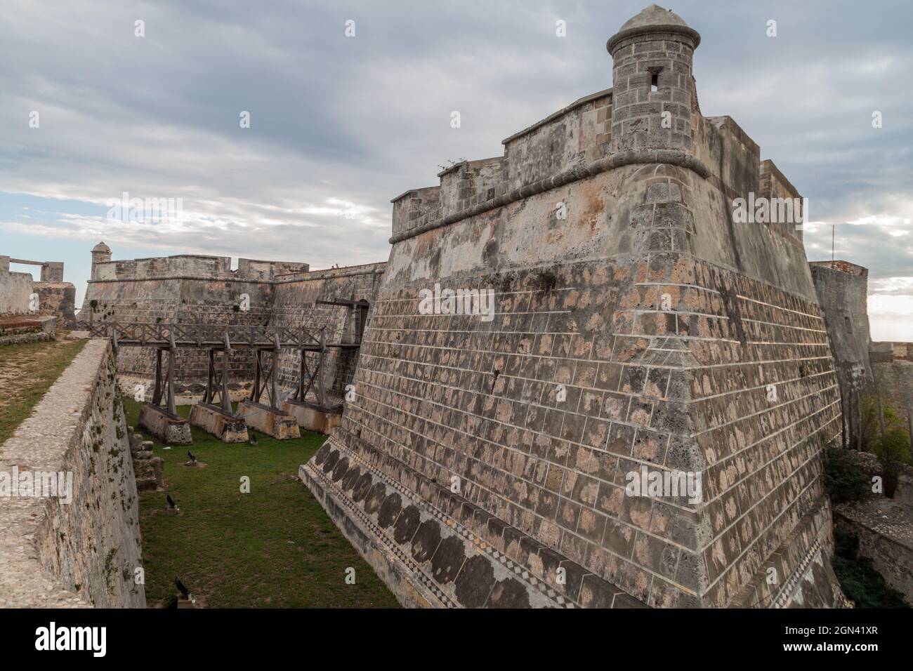 Castello di San Pedro de la Roca del Morro di Santiago de Cuba, Cuba Foto Stock