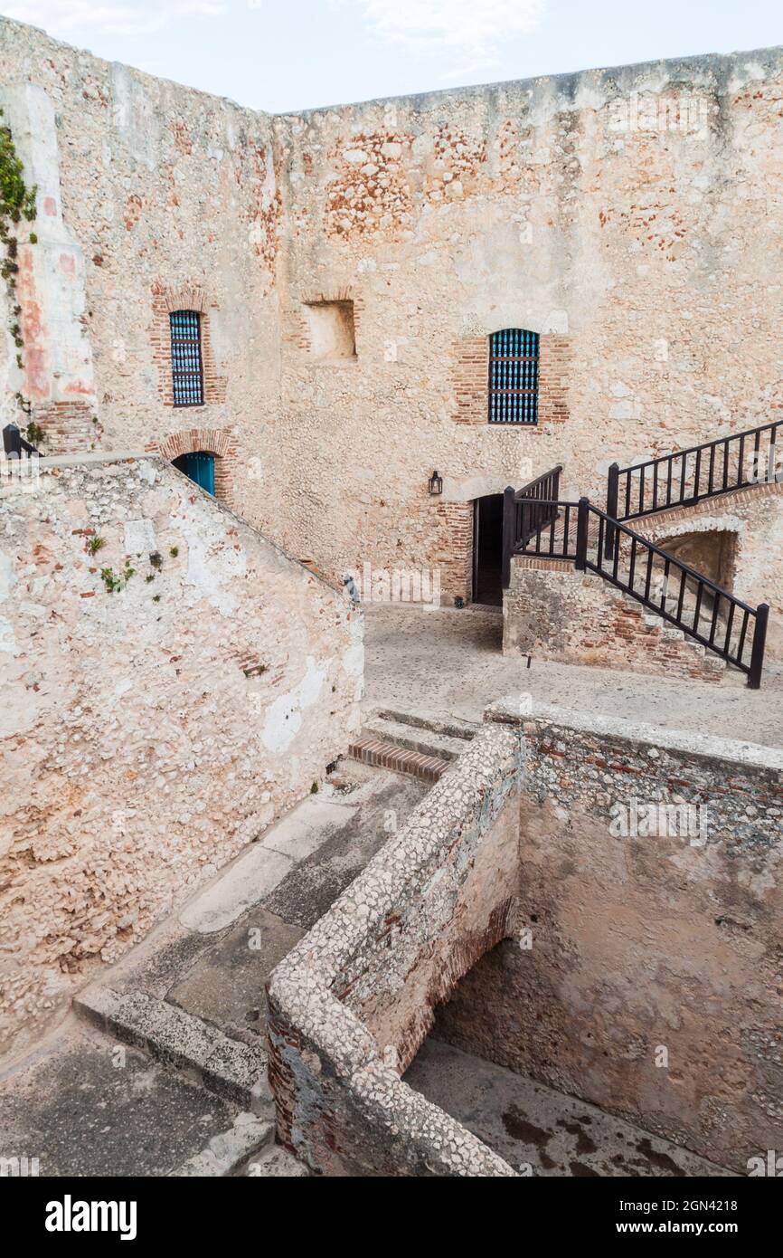 Castello di San Pedro de la Roca del Morro di Santiago de Cuba, Cuba Foto Stock