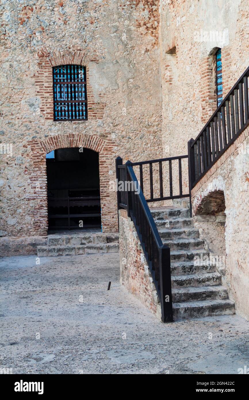 Castello di San Pedro de la Roca del Morro di Santiago de Cuba, Cuba Foto Stock