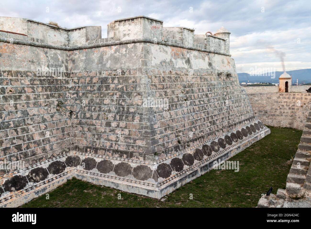Castello di San Pedro de la Roca del Morro di Santiago de Cuba, Cuba Foto Stock