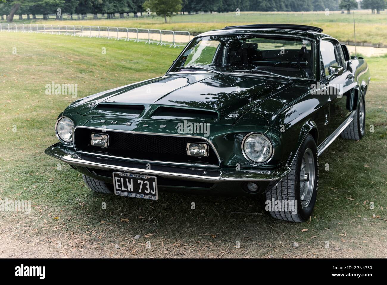 1968 Shelby Ford Mustang GT500, Concours of Elegance 2021, Hampton Court Palace, Londra, Regno Unito Foto Stock