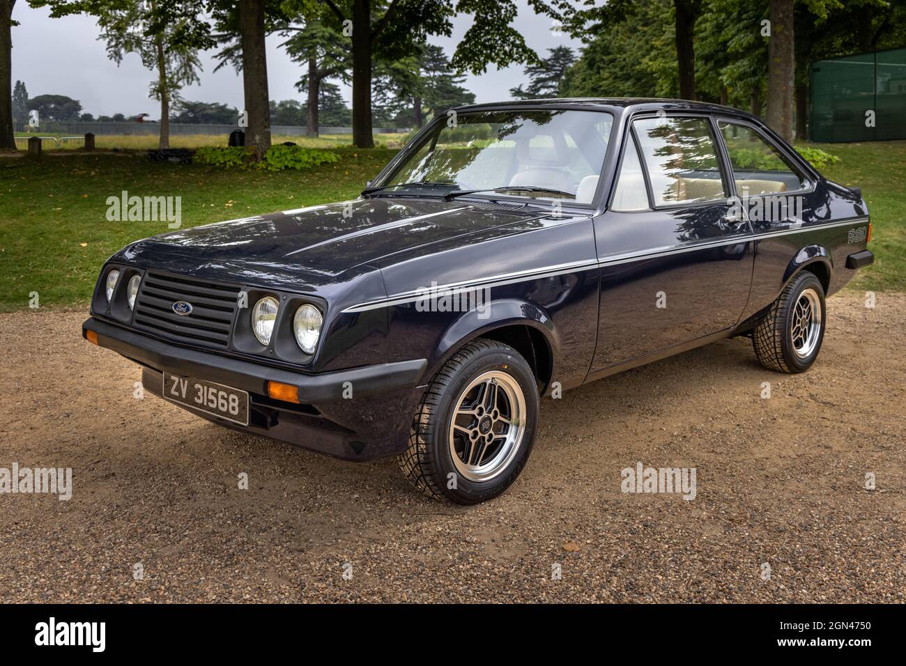 1979 Ford Escort RS2000 MKII, Concours of Elegance 2021, Hampton Court Palace, Londra, Regno Unito Foto Stock