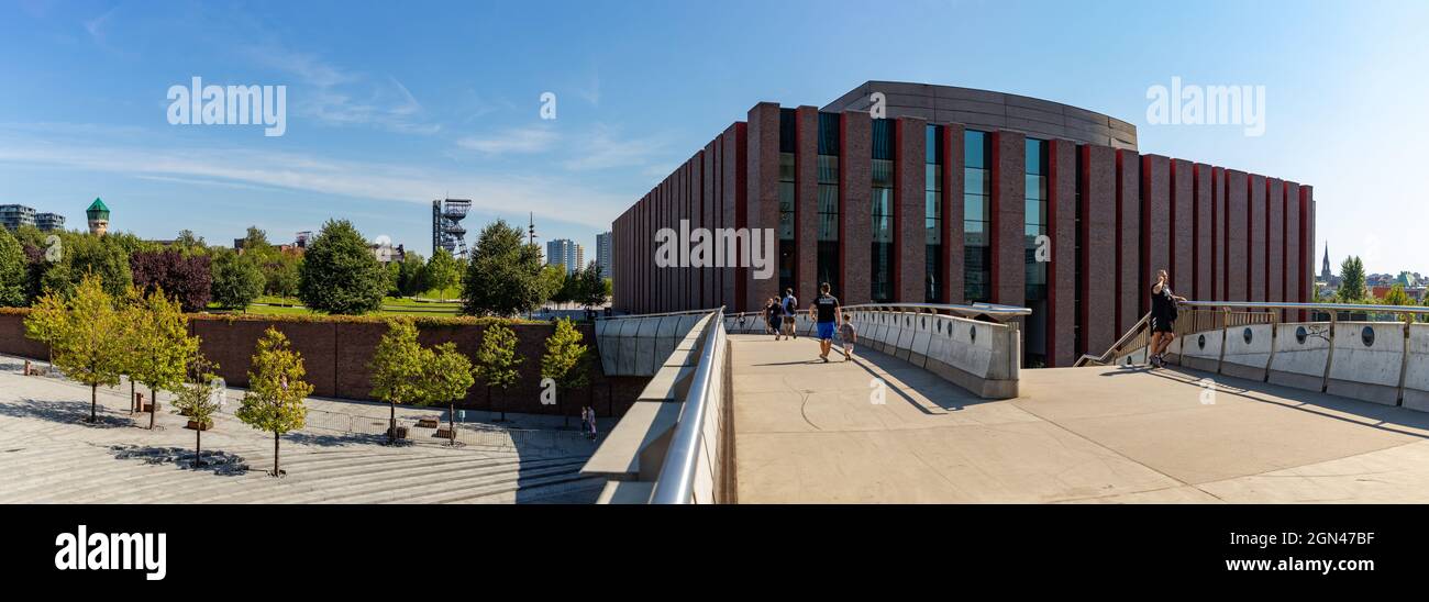 Un'immagine panoramica della National Polish radio Symphony Orchestra. Foto Stock