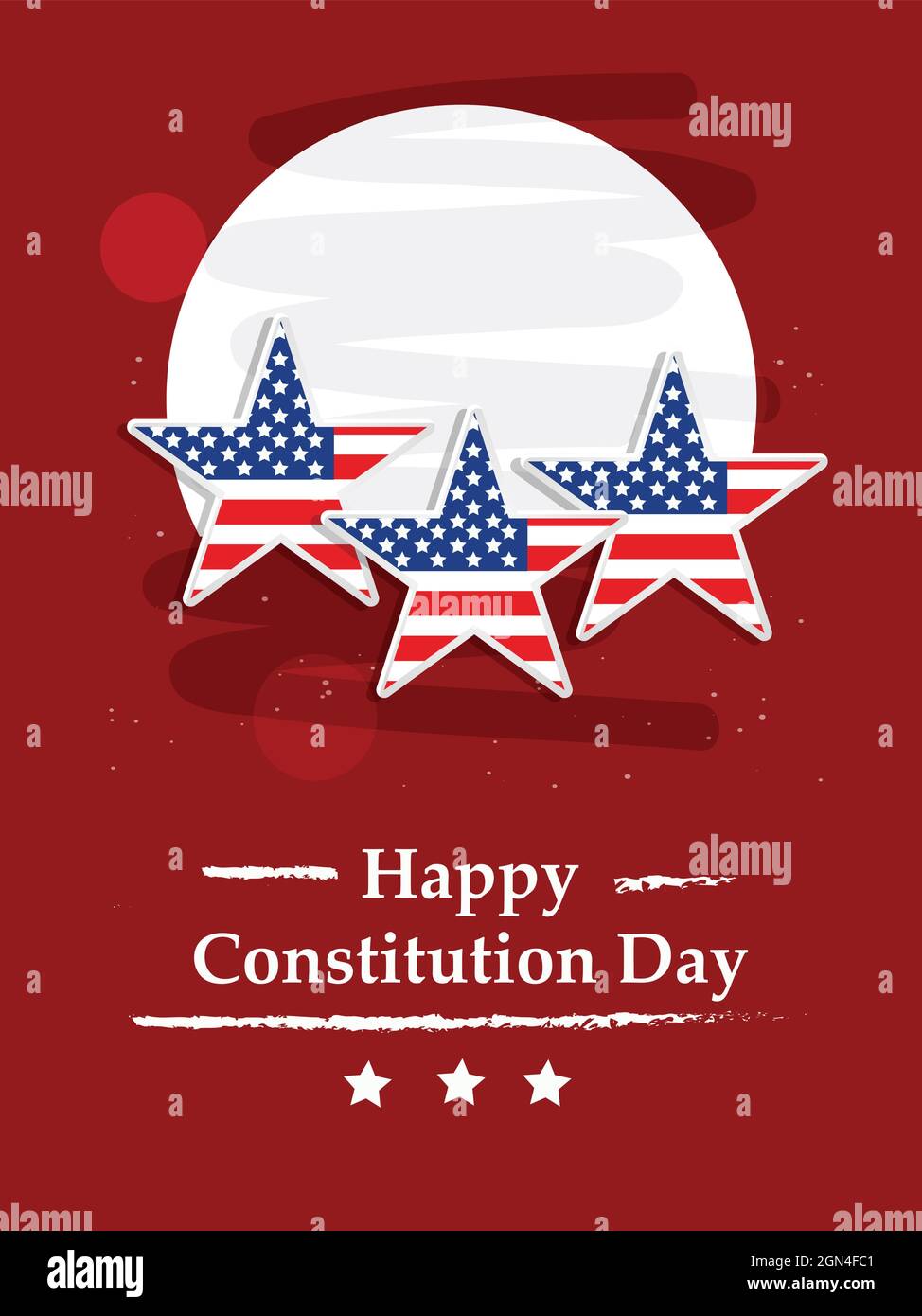 USA Constitution Day Illustrazione Vettoriale