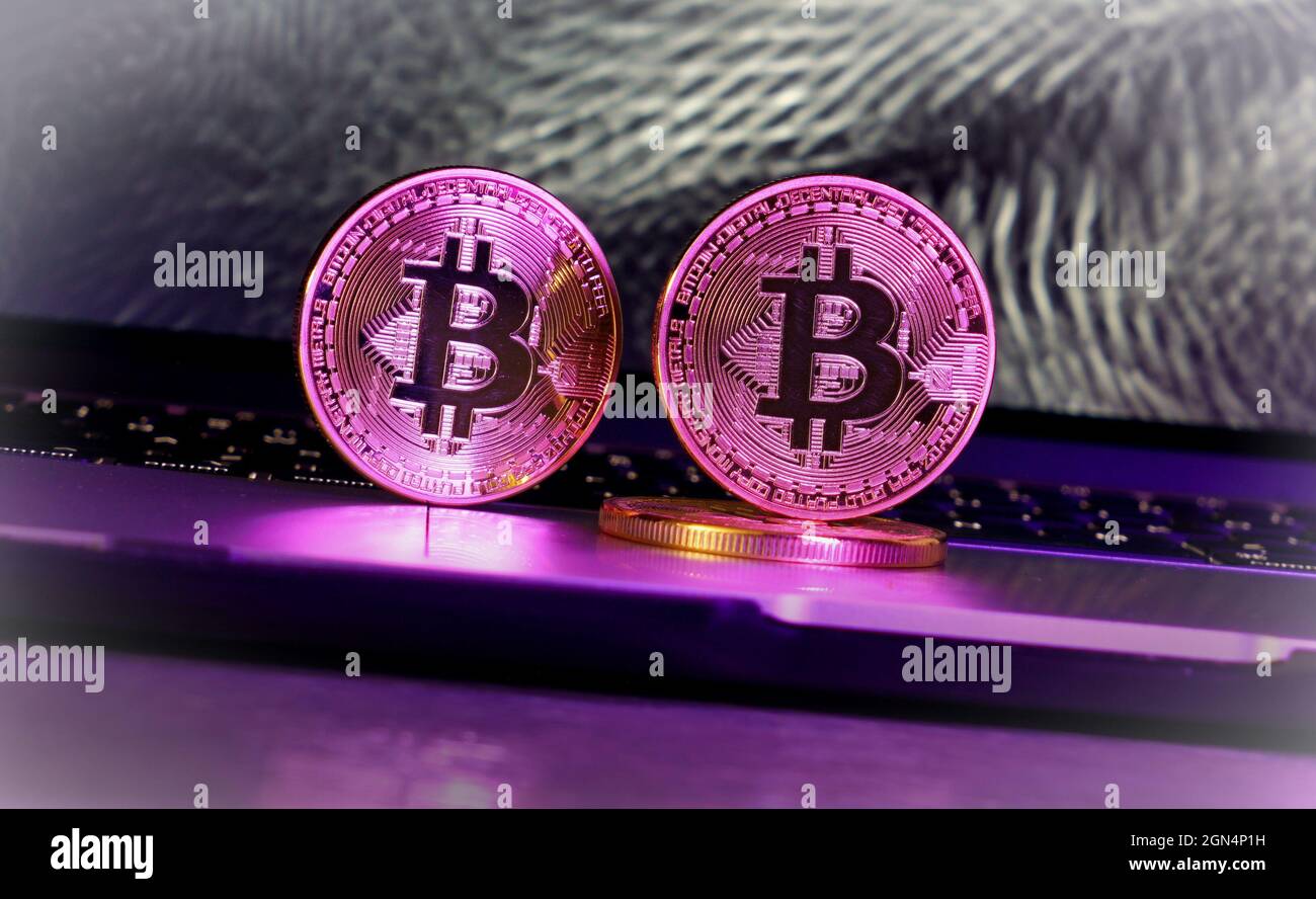 Montreal,Quebec,Canada,Settembre 22, 2021.Concept of cryptocurrency.Mario Beauregard/Alamy News Foto Stock