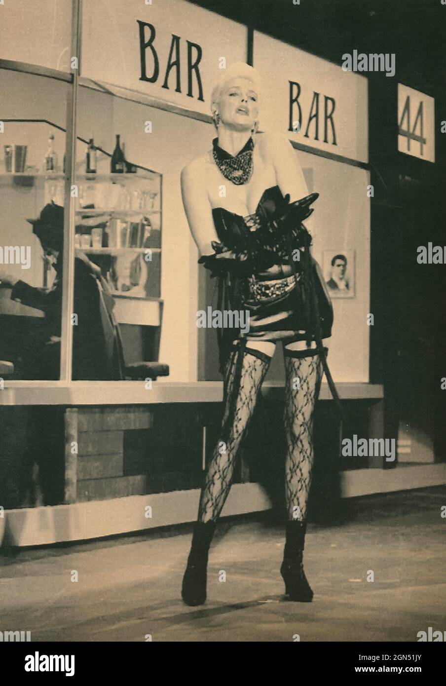 Attrice danese Brigitte Nielsen, 1989 Foto Stock