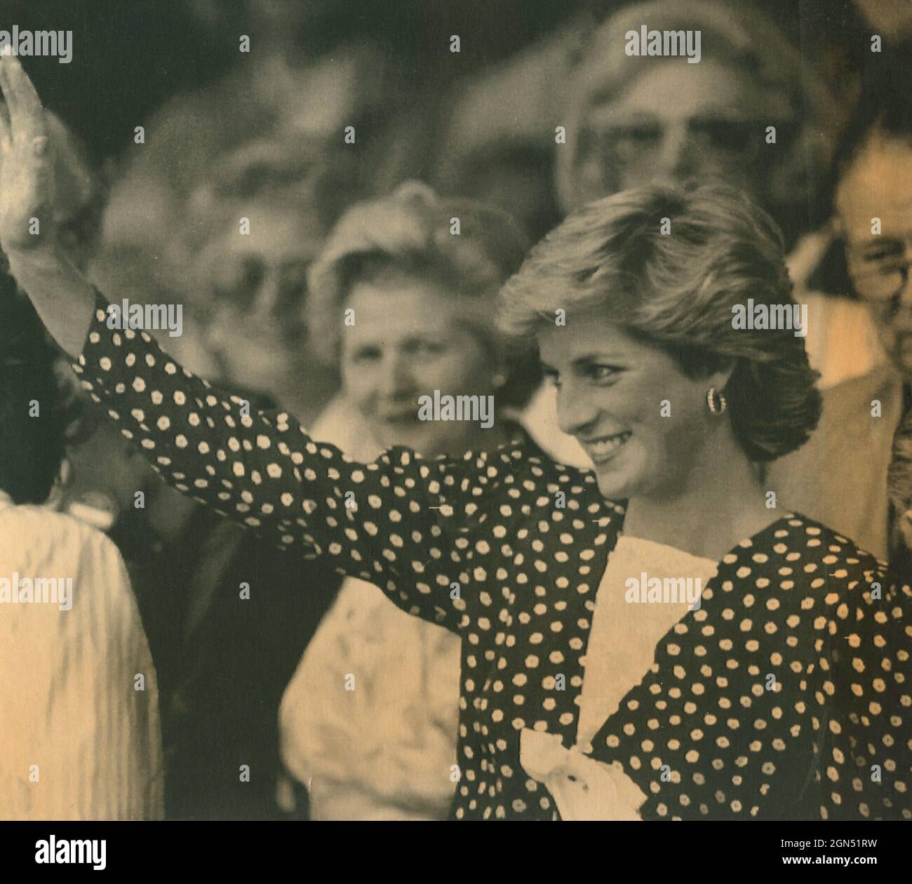 La principessa britannica Lady Diana Spencer, 1989, Regno Unito Foto Stock