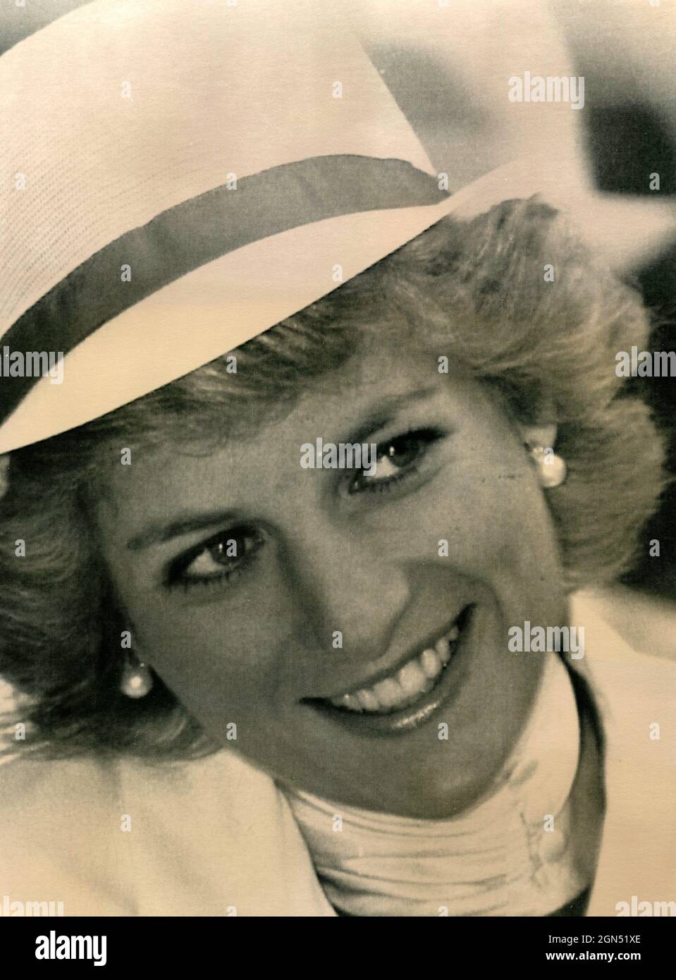 La principessa britannica Lady Diana Spencer, 1989, Regno Unito Foto Stock