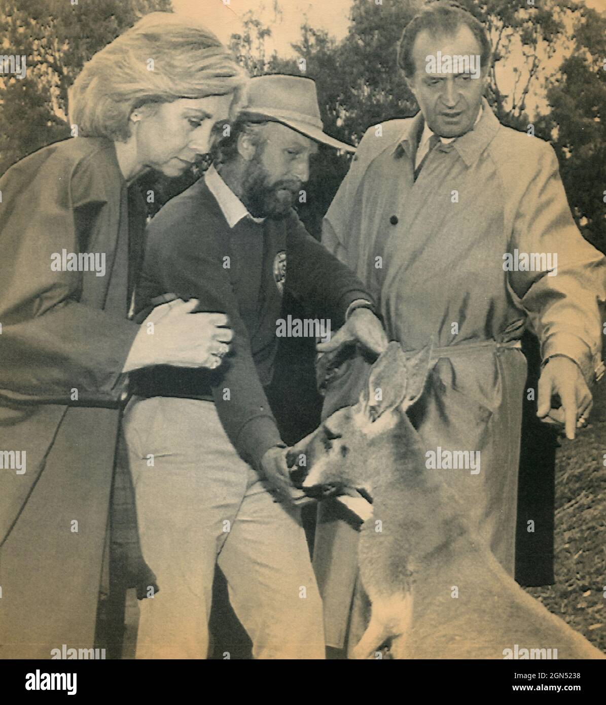 Re spagnolo Juan Carlos de Borbon, 1989 Foto Stock