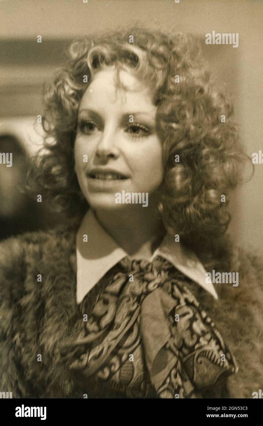 Sydne Roma, attrice statunitense-italiana, anni '70 Foto Stock