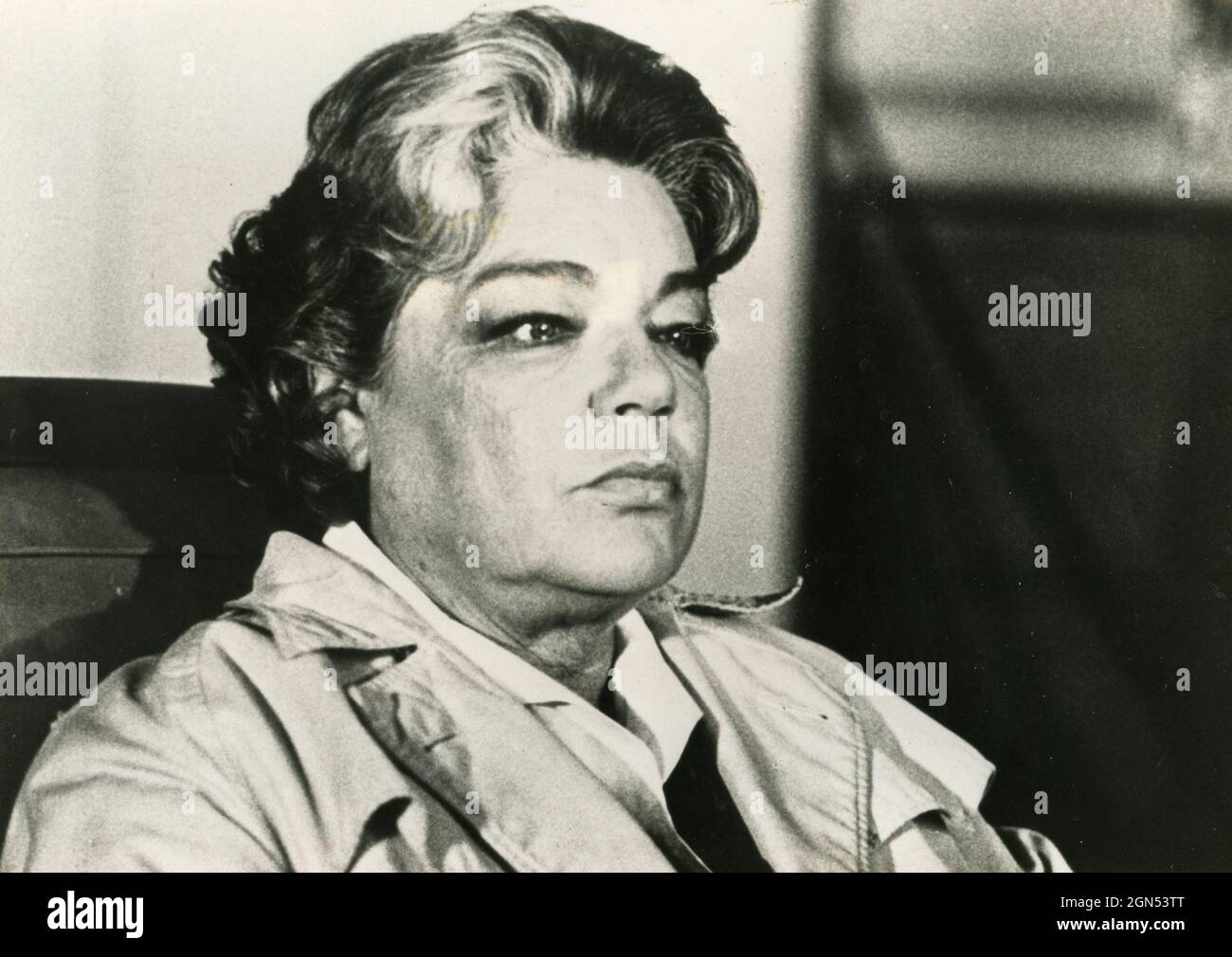 Attrice francese Simone Signoret, 1970 Foto Stock