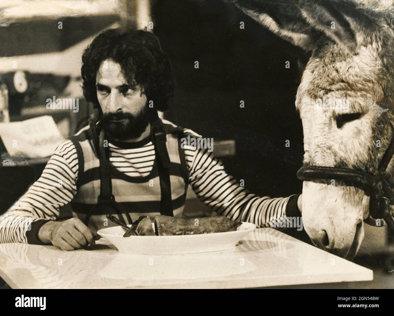 Attore e comico americano Andy Luotto, anni '80 Foto Stock