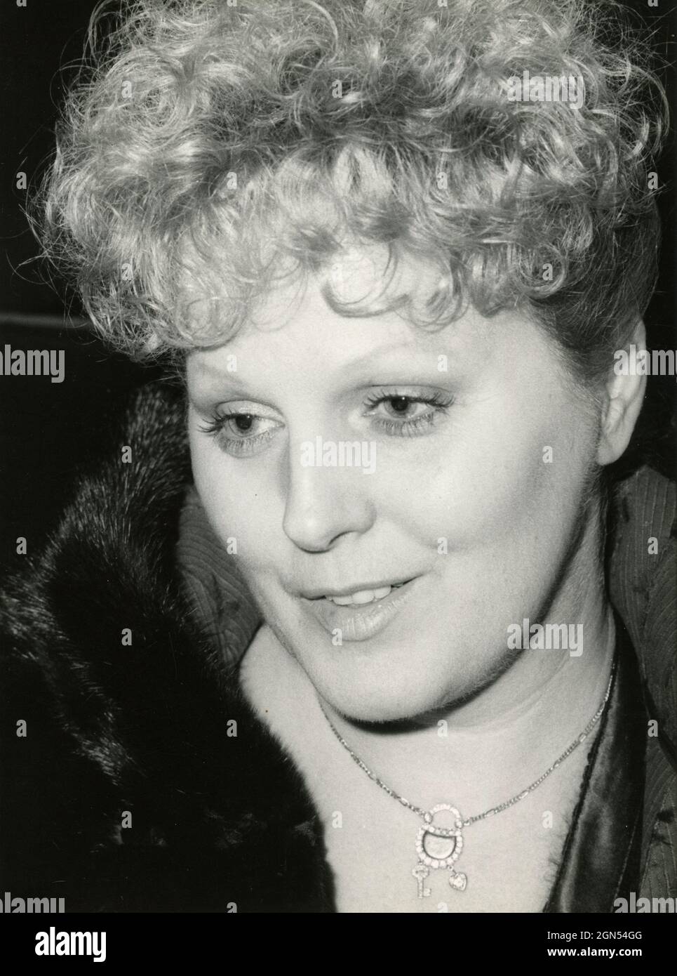 Cantante lirica italiana Katia Ricciarelli, anni '80 Foto Stock