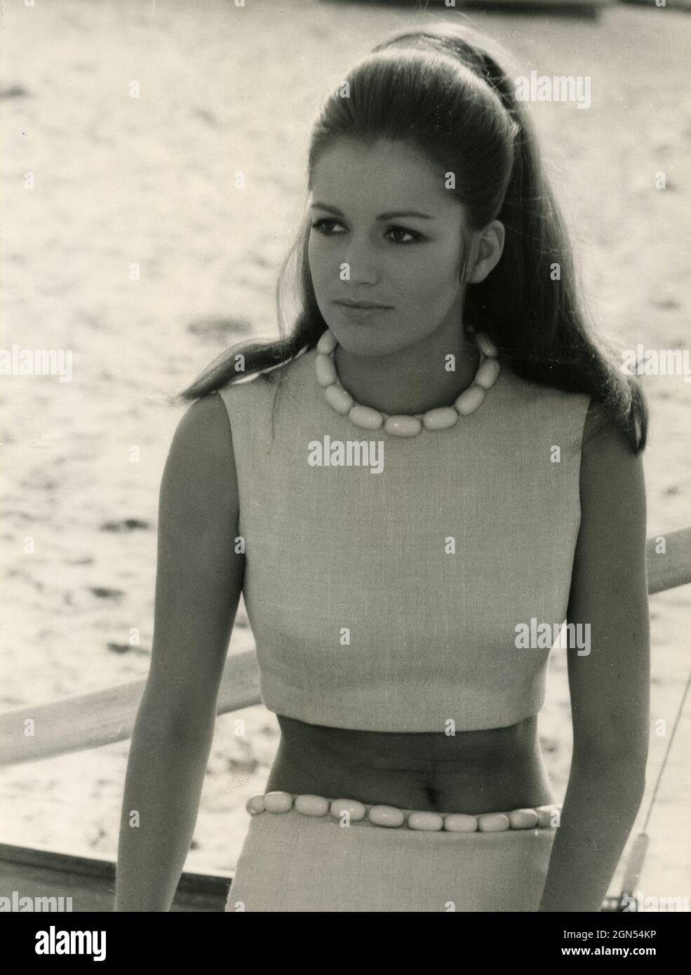 L'attrice francese-italiana Catherine Spaak, anni '70 Foto Stock